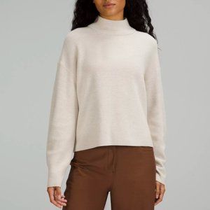 NWT! Lululemon Merino Wool-Blend Ribbed Turtleneck Sweater